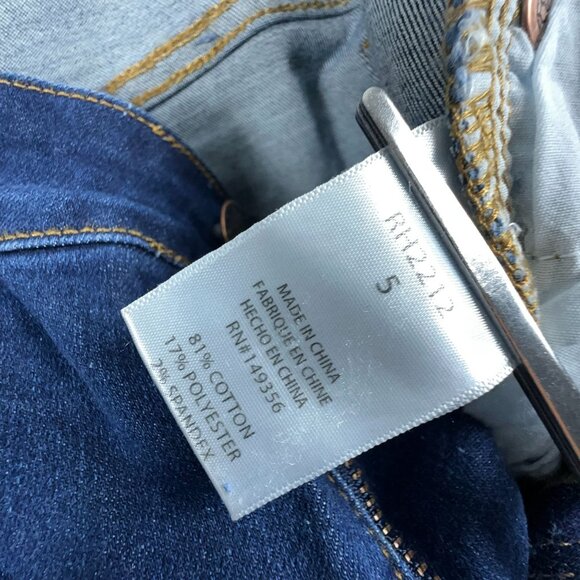 Blue Turtle Tobi Skinny Jeans Super Stretch RH2212 Distressed Womens Blue Size 5 - Picture 5 of 10